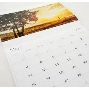 imprimer un calendrier agrafé