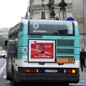 affiches flanc de bus pas chères