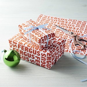 papier emballage cadeau personnalisé