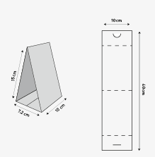 Impression chevalet de table